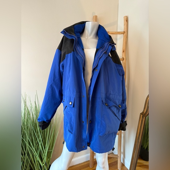 The North Face Gore-Tex Blue Mountain Guide Ski Winter Parka XL VINTAGE 90's - Picture 13 of 15